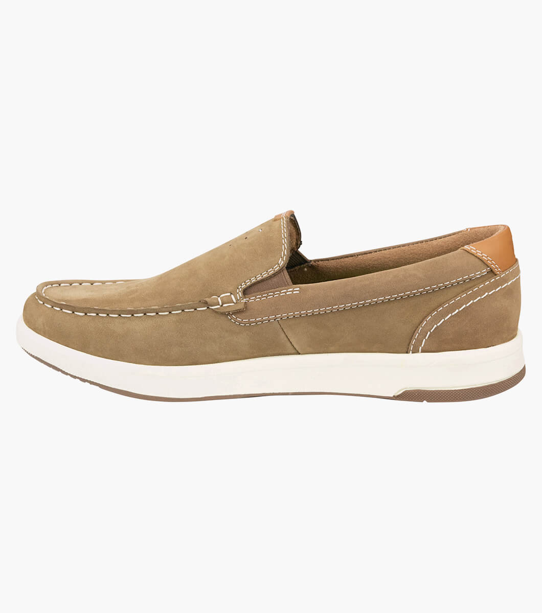 Florsheim Crossover Slip On Moc - Mushroom