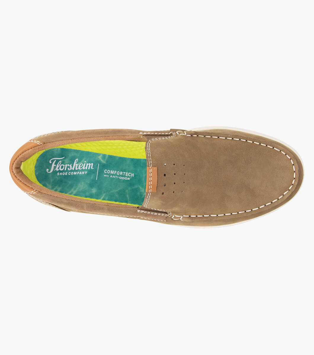 Florsheim Crossover Slip On Moc - Mushroom