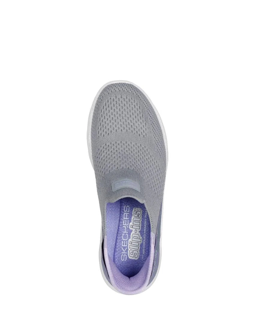 Skechers Go Walk 7 - Mia - Grey/Lavender