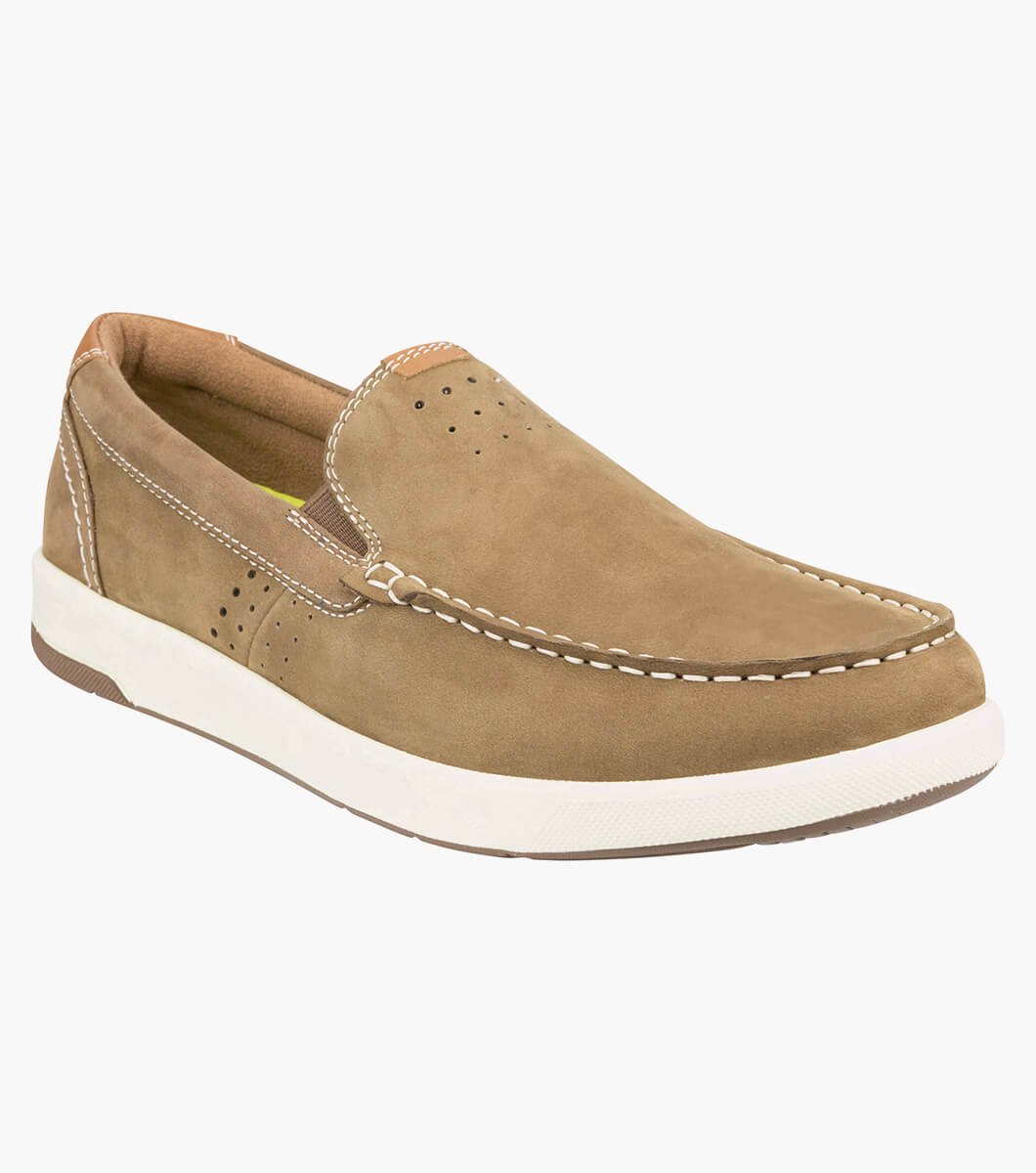 Florsheim Crossover Slip On Moc - Mushroom