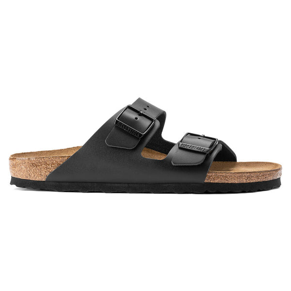 Birkenstock Arizona Smooth Leather Black Deejays Shoes