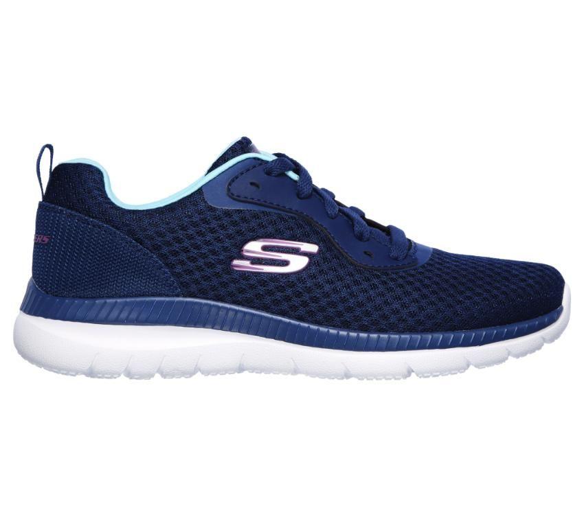 Skechers Ladies Bountiful - Navy/Light Blue