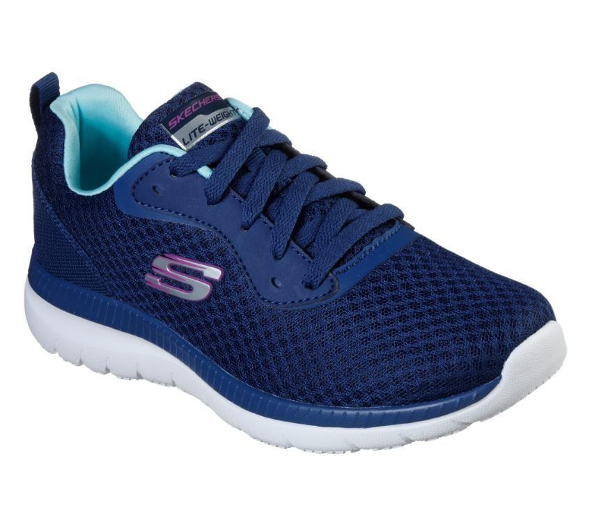 Skechers Ladies Bountiful - Navy/Light Blue