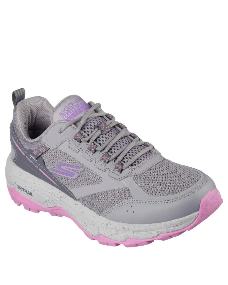 Grey and hotsell pink ladies skechers