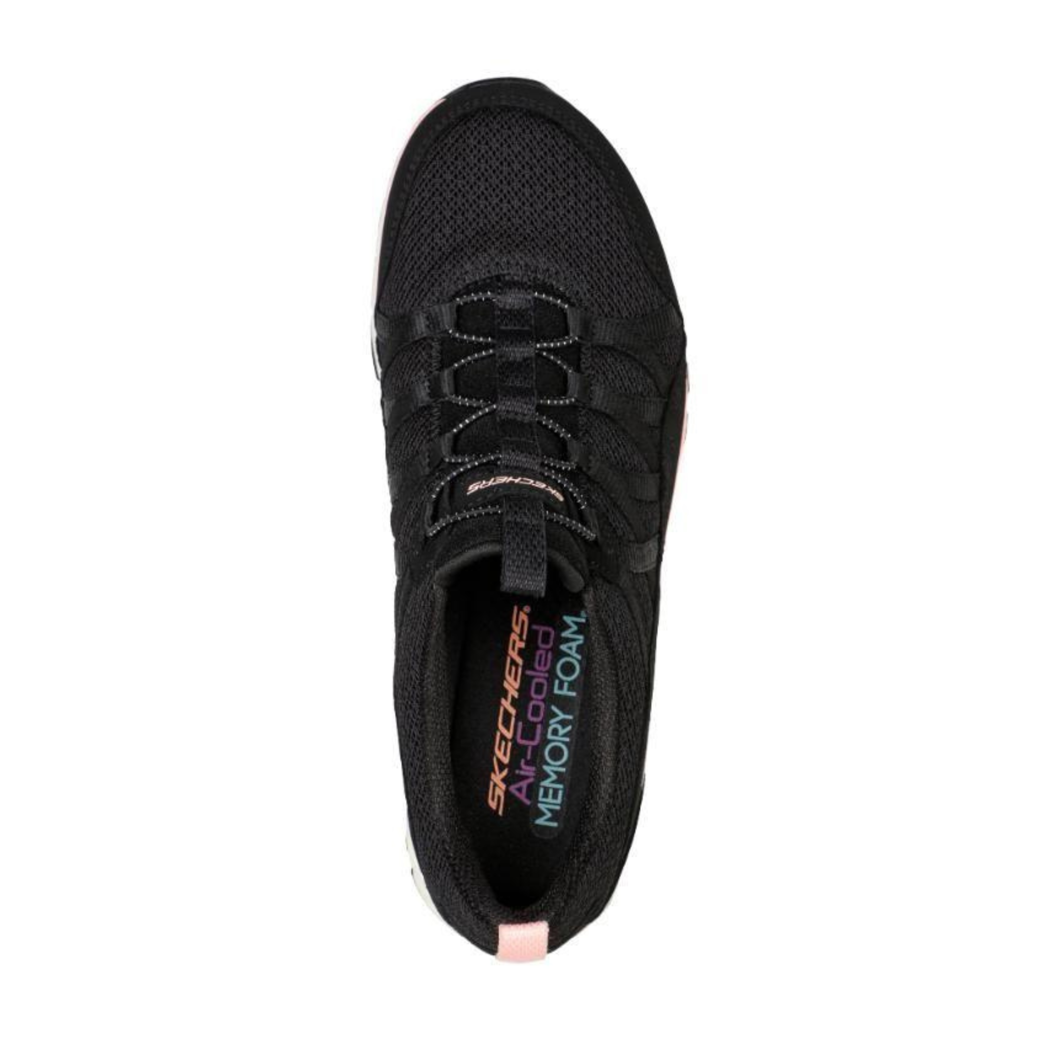 Skechers memory 2024 foam black womens