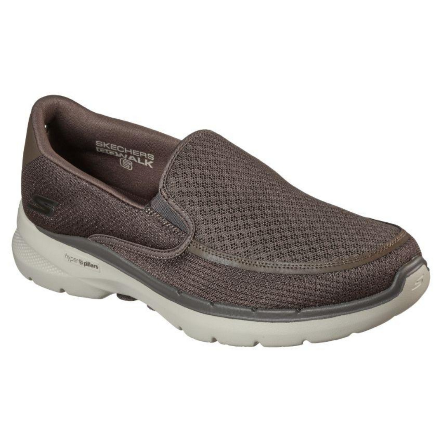 Skechers Mens Go Walk 6 - Orva - Taupe